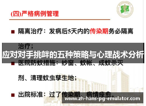 应对对手挑衅的五种策略与心理战术分析